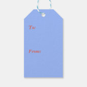 Happy Birthday Dolphin en Balloons Cadeaulabel (Achterkant)