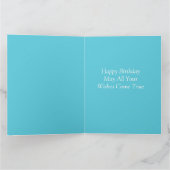 Happy Birthday Dolphin in Water Kaart (Binnen)