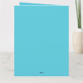 Happy Birthday Dolphin in Water Kaart (Achterkant)