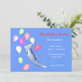 Happy Birthday Dolphin Kaart (Staand voorkant)