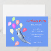 Happy Birthday Dolphin Kaart (Voorkant / Achterkant)