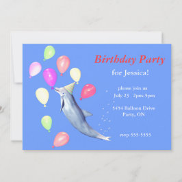 Happy Birthday Dolphin Kaart
