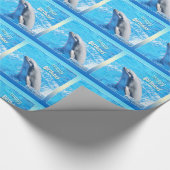 Happy Birthday Dolphin Wrapping Paper Cadeaupapier (Hoek)