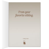 "Happy Birthday Doody Head" Versibling Birthday Ca (Binnen (Rechts))