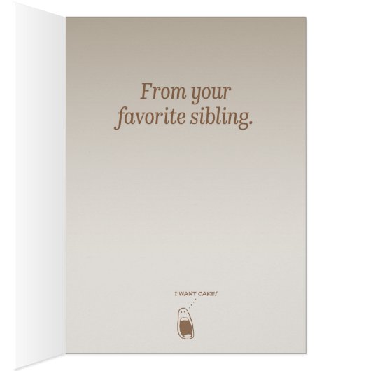 "Happy Birthday Doody Head" Versibling Birthday Ca (Binnen (Rechts))