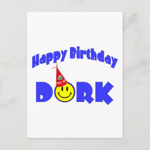Happy Birthday Dork Briefkaart