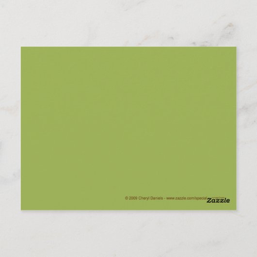 Happy Birthday Dotty Lines Briefkaart (olijf/bruin (Achterkant)