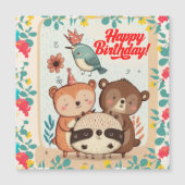 Happy Birthday-douanekaart (Voorkant)