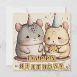 Happy Birthday-douanekaart