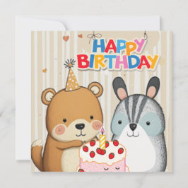 Happy Birthday-douanekaart Kaart
