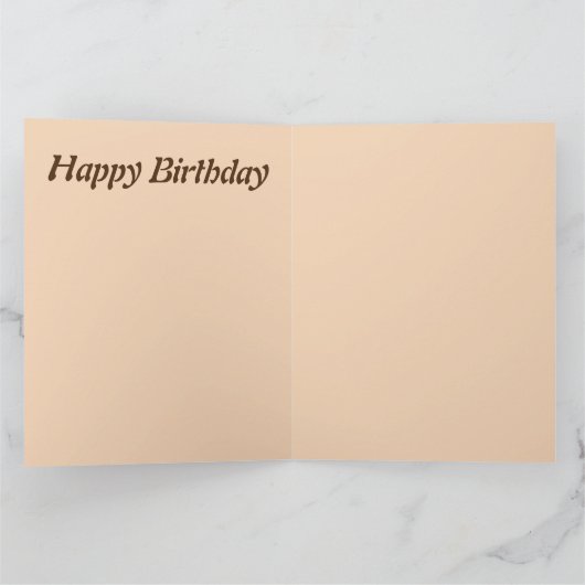 Happy Birthday-douanekaart Kaart (Binnen)