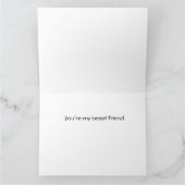 Happy Birthday Dragon Beast Vriend Kaart (Binnen)