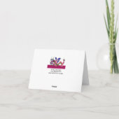 Happy Birthday Dragon Beast Vriend Kaart (Achterkant)