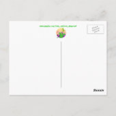 Happy Birthday Dragon Briefkaart met naam (Achterkant)