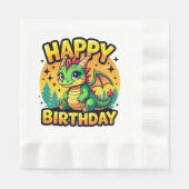 Happy Birthday Dragon Servet (Voorkant)