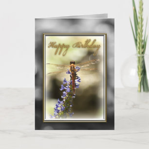 Happy Birthday Dragonfly-kaart Kaart