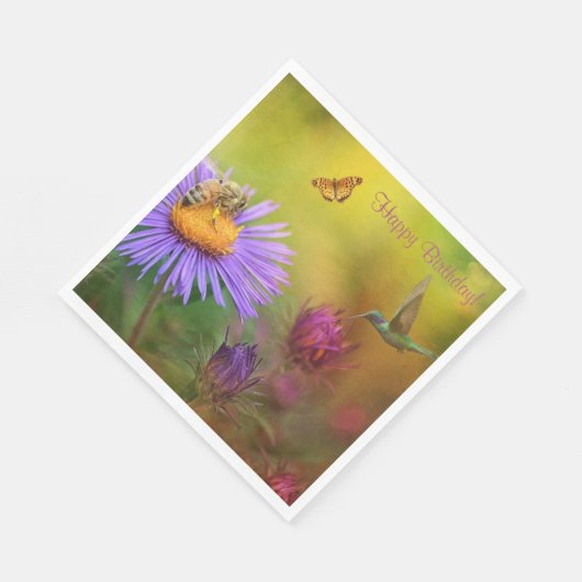 Happy Birthday Dreamweaver Garden Servet (Hoek)