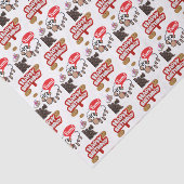 Happy Birthday-driflamp Tissuepapier (Detail)