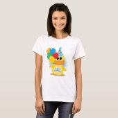 Happy Birthday Duck T-shirt (Voorkant volledig)