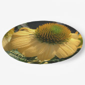 Happy Birthday Echinacea Papieren Bordje (Gekanteld)