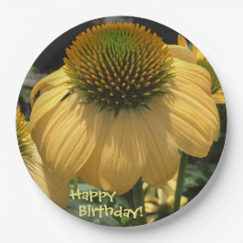 Happy Birthday Echinacea Papieren Bordje