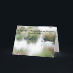 Happy Birthday Echtgenoot Zwanen Kaart<br><div class="desc">Aan mijn prachtige man die u een zeer gelukkige verjaardag Kaart met foto's van een enkele zwaan op het meer op de voorkant en een groep zwanen op de binnenkant cover. In de tekst wens ik geluk, vrede, liefde en vreugde. Hand in hand door het leven lopen. Een perfecte kaart...</div>