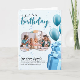 Happy Birthday Editable Greeting Card | Personaliz Kaart