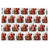 Happy Birthday Eekhoorn Schattigee Cartoon Groot Cadeauzakje (Achterkant)