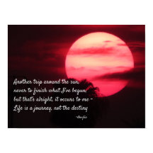 Happy Birthday - een andere reis rond de zon