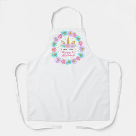 Happy Birthday Eenhoorn Rozen Schort