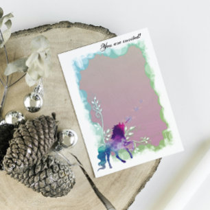 Happy Birthday Eenhoorn Sjabloon