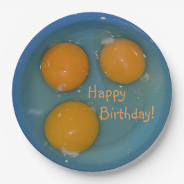 Happy Birthday Egg Lover Papieren Bordje