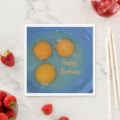 Happy Birthday Egg Lover Servet (Insitu)