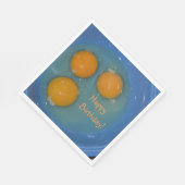 Happy Birthday Egg Lover Servet (Hoek)