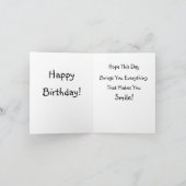 Happy Birthday Electric Guitar Bedankkaart (Binnen)