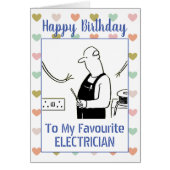 Happy Birthday Electrician (Voorkant)