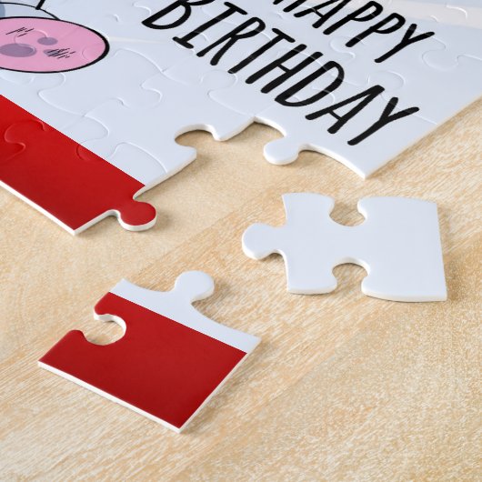 Happy Birthday Elephant Legpuzzel (Zijkant)