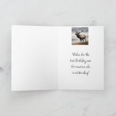 Happy Birthday Elk Iemand Uitstekend Kaart (Binnen)