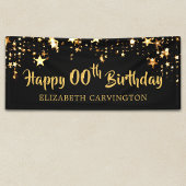 Happy Birthday - ELK JAAR gepersonaliseerd Spandoek