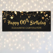 Happy Birthday - ELK JAAR gepersonaliseerd Spandoek