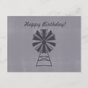 Happy Birthday Elke Occasion Windmill Briefkaart