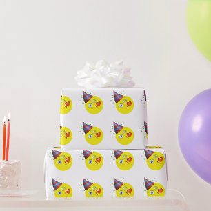 Happy Birthday Emoji Cadeaupapier