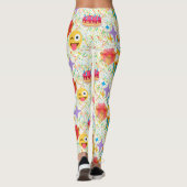 Happy Birthday Emoji leggings (Achterkant)