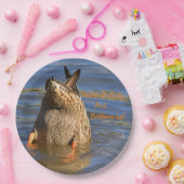 Happy Birthday en Bottoms Up Papieren Bordje (Feest)