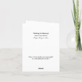 Happy Birthday en het niet-naleven van de garantie Kaart (Achterkant)