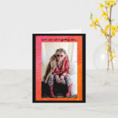 Happy Birthday en het niet-naleven van de garantie Kaart (Gele Bloem)