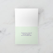 Happy Birthday en Persian Cat Wenskaart Kaart (Binnen)