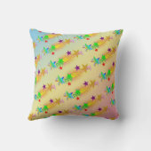 Happy Birthday en Stars - Kussen (Achterkant)