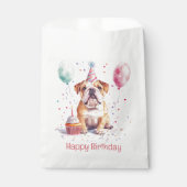 Happy Birthday English Bulldog Bedankzakje (Voorkant)