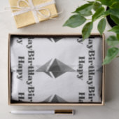 Happy Birthday Ethereum Icon Tissue Paper Tissuepapier (Geschenk)